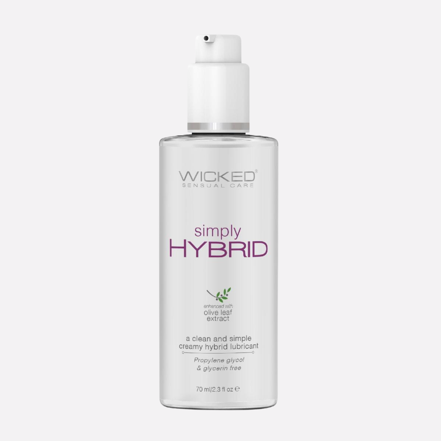 Wicked Simply Hybrid Lubricant with Olive Leaf Extract 2.3oz